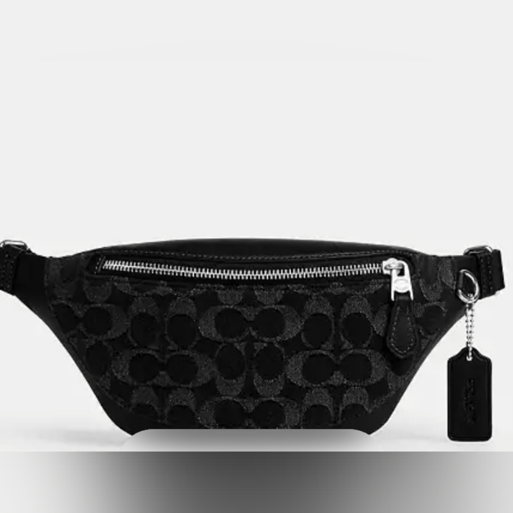 Coach Warren Mini Belt Bag In Signature Denim